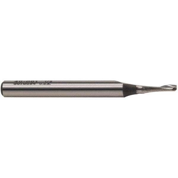 Spiral Router Bit: 0.3125" Dia, 0.75" LOC, 1/2" Shank Dia, Upcut