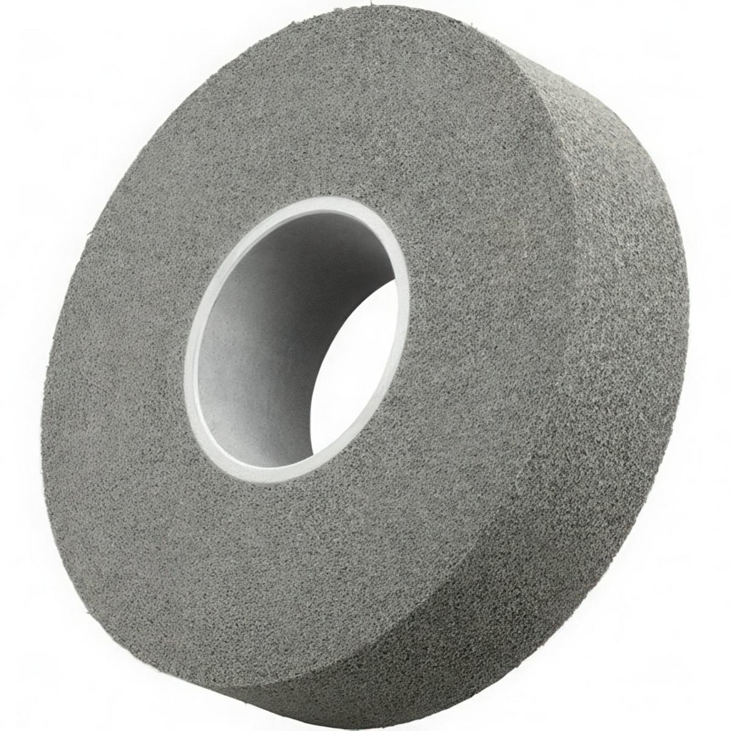 3M | Scotch-Brite™ Deburring Wheel: 12" Dia, 1/2" Face Width, 5" Hole, 8 Density, Silicon Carbide - Medium Grade, Convolute, Series XL-WL