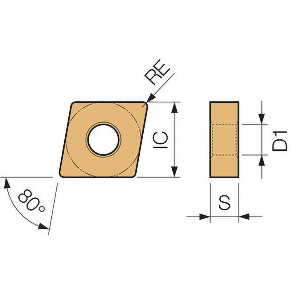 Kyocera - Turning Insert: CNMG432MS CA6525, Carbide | MSC Direct
