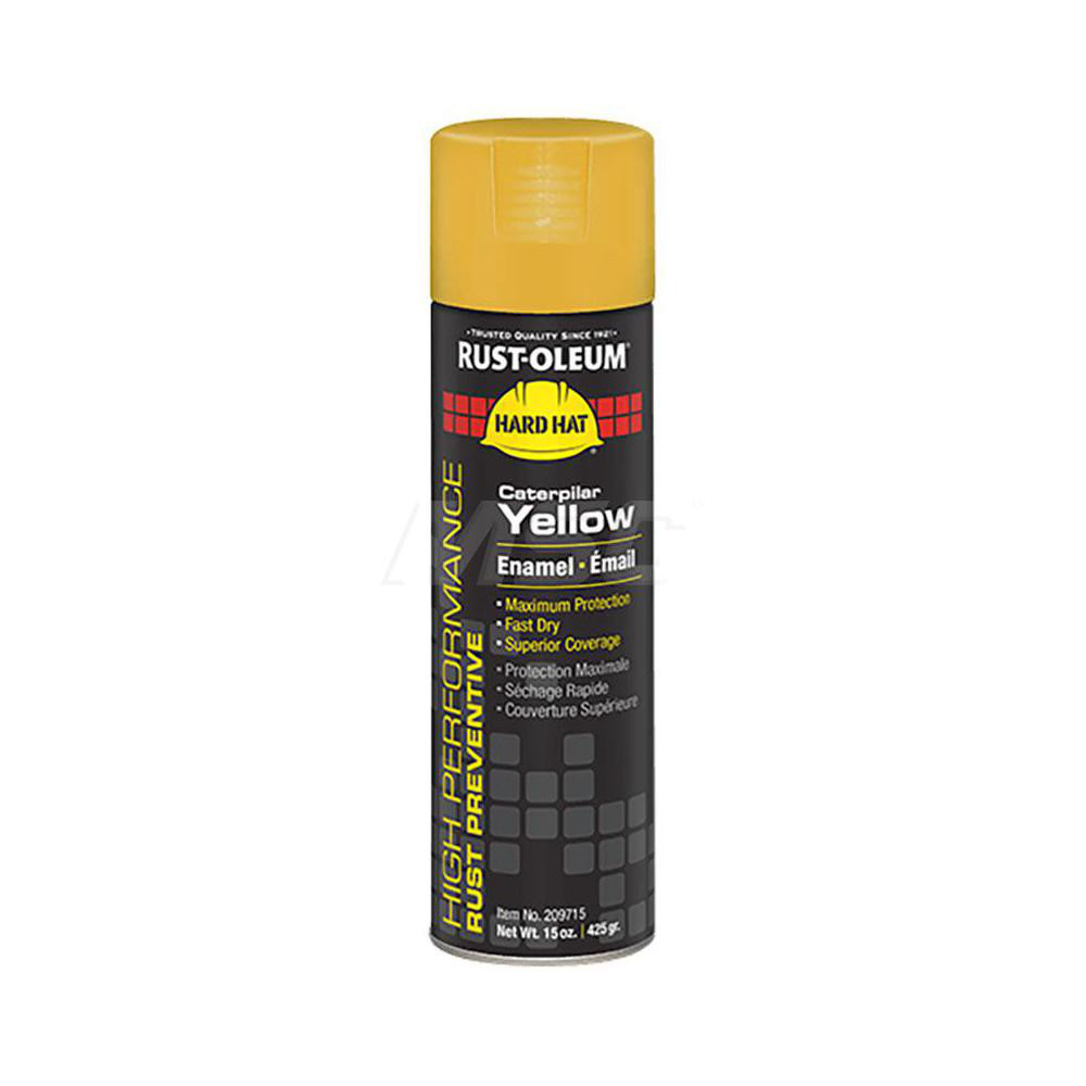RustOleum Yellow (Caterpillar), Gloss, Farm & Equipment Spray Paint 41206012 MSC