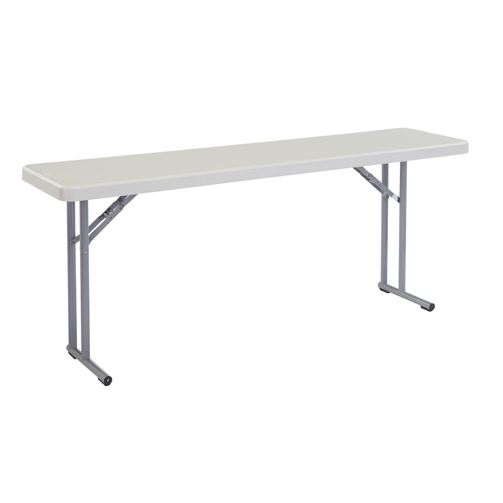 72" Long x 18" Wide x 29-1/2" High, Lightweight Folding Table