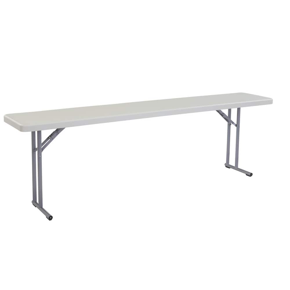 NATIONAL PUBLIC SEATING BT1896 96" Long x 18" Wide x 29-1/2" High, Lightweight Folding Table 