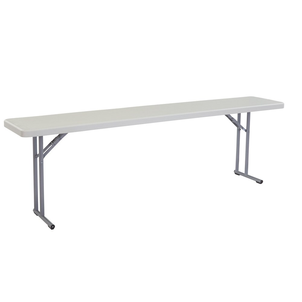 96" Long x 18" Wide x 29-1/2" High, Lightweight Folding Table
