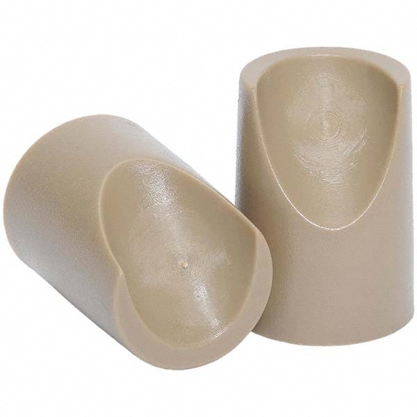 Cushions, Casters & Chair Accessories; Type: Replacement V-Tips ; Accessory Type: Replacement V-Tips ; For Use With: Folding chairs with 7/8-in frame; Folding chairs with 7/8-in frame ; Color: Beige ; Number of Pieces: 100 ; Shape: Cylinder