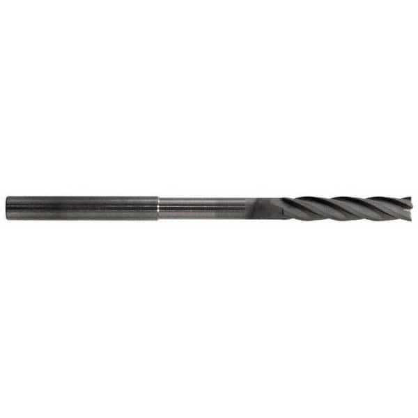 RobbJack GM-402-04 Square End Mill: 1/8 Dia, 5/8 LOC, 1/8 Shank Dia, 3 OAL, 4 Flutes, Solid Carbide 