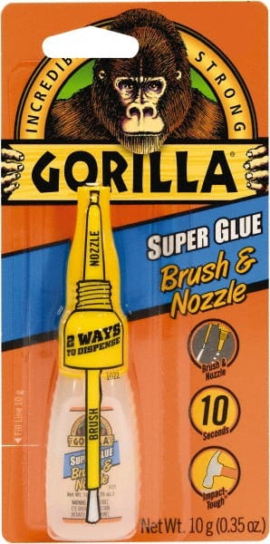 Super Glue: 0.35 oz Bottle, Clear