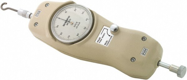 Mechanical Tension & Compression Force Gages; Capacity (Lb.): 2.00 ; Graduation (g): 0.01 ; Resolution (Lb.): 0.01 ; Accuracy (%): 0.2 (Full Scale 11 Digit) ; Dial Diameter (Inch): 2 ; Maximum Measurement (g): 0.00