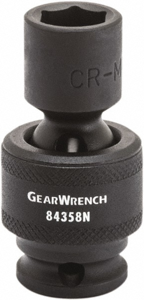 GEARWRENCH - 3/8" Drive 9/16" Standard Universal Impact Socket ...