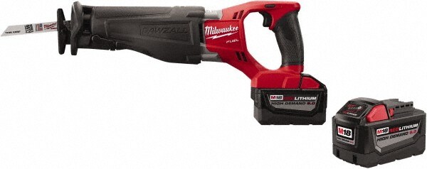 Cordless Reciprocating Saw: 18V, 0 to 3,000 SPM