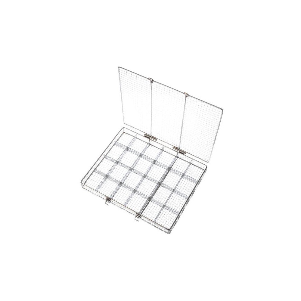 Marlin Steel Wire Products 12 Deep, Rectangular Stainless Steel Mesh  Basket 1/4 Perforation, 18 Wide x 9 High 00-105-31 - 70699673