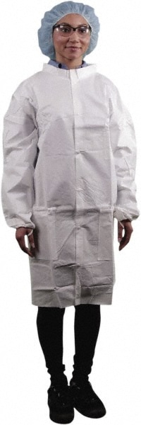 PRO-SAFE KMCEF3-WE-KG-XW Lab Coat: Size X-Large, Keyguard Image