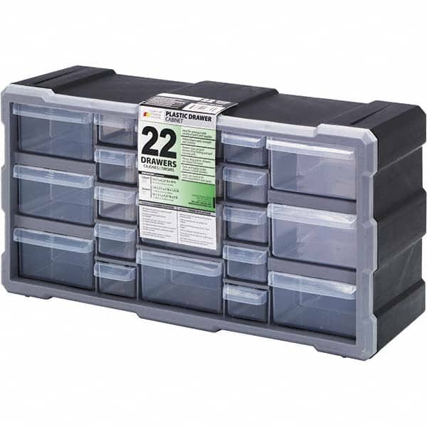 Quantum Storage PDC-22BK 22 Drawer, Small Parts Drawer Cabinet System 