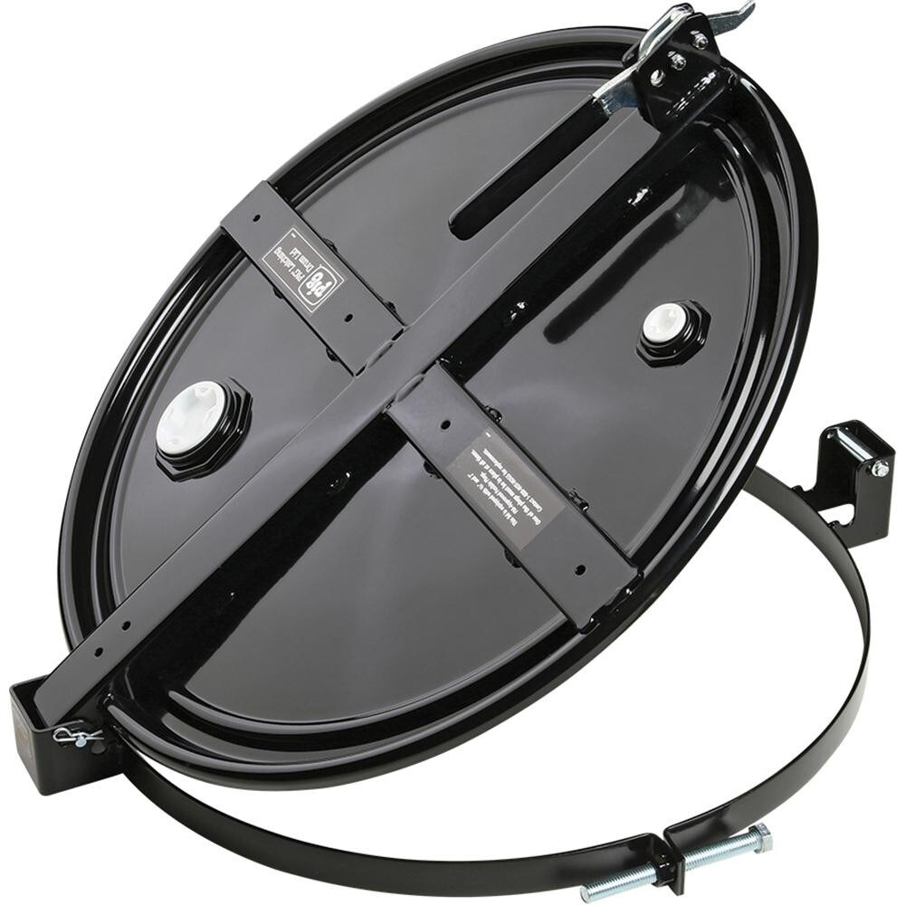 Drum Covers, Liners & Sheets; Compatible Drum Capacity (Gal): 55.00 ; Type: Lid with Gasket & Bung ; Material: Steel ; Color: Black ; Closure Type: One-Hand Latch ; Anti-static: No