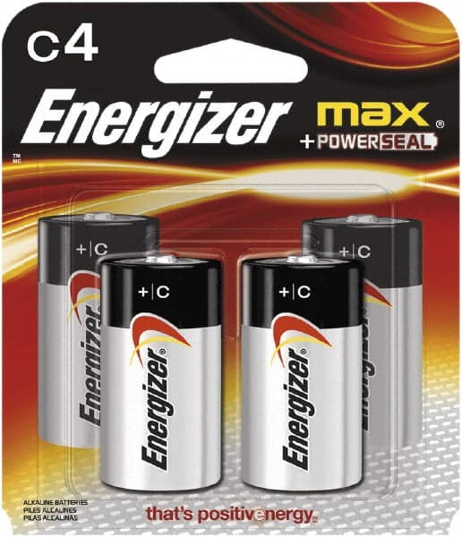 Energizer Pack Of 4 Size C Alkaline Standard Batteries Msc Industrial Supply