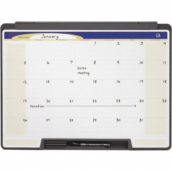 18" High x 24" Wide Magnetic Dry Erase Calendar