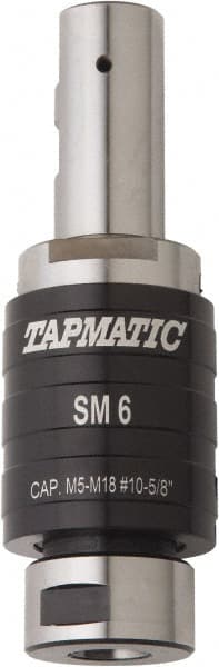 Tapmatic 23815 Tapping Chuck: 1-1/2" Shank Dia, Straight Shank, Tension & Compression 