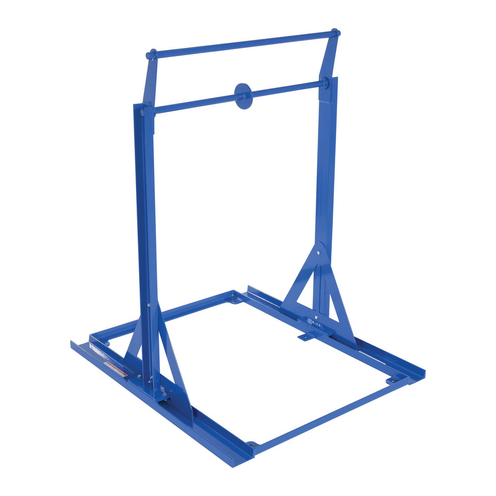 Vestil Steel Fork Extension Storage Rack: 45-3/4 In. x 40 In. x 54-3/16 In. 400 Lb. Capacity Blue - Minimum Fork Extension Length (in.): 60