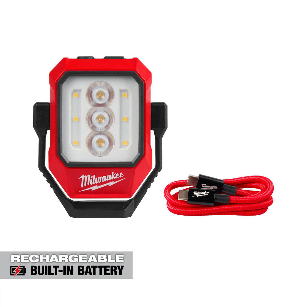 Milwaukee Tool | Milwaukee Rechargeable Pivoting Task Light w/ Spot Mode | Part #2015R