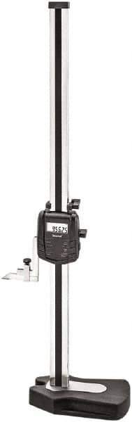 Starrett 46003 Electronic Height Gage: 600 mm Max, 0.0005" Resolution, 0.0001" Accuracy 