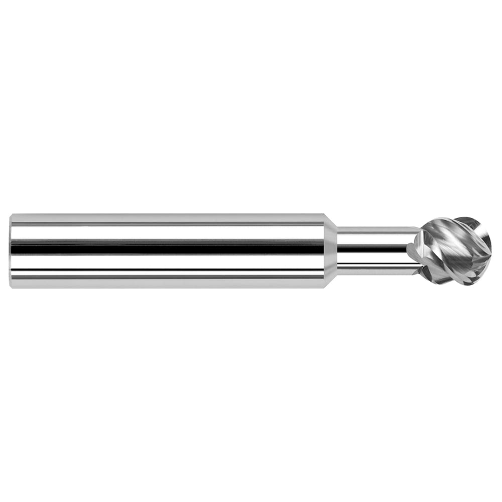 Harvey Tool 951232 Ball End Mill: 0.5" Dia, 0.427" LOC, 4 Flute, Solid Carbide Image