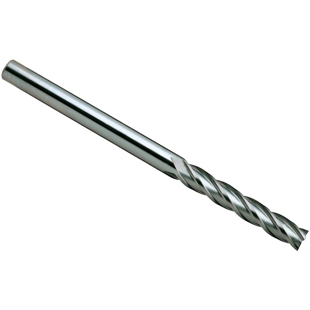 Square End Mill: 3/16" Dia, 1-1/8" LOC, 4 Flutes, Solid Carbide