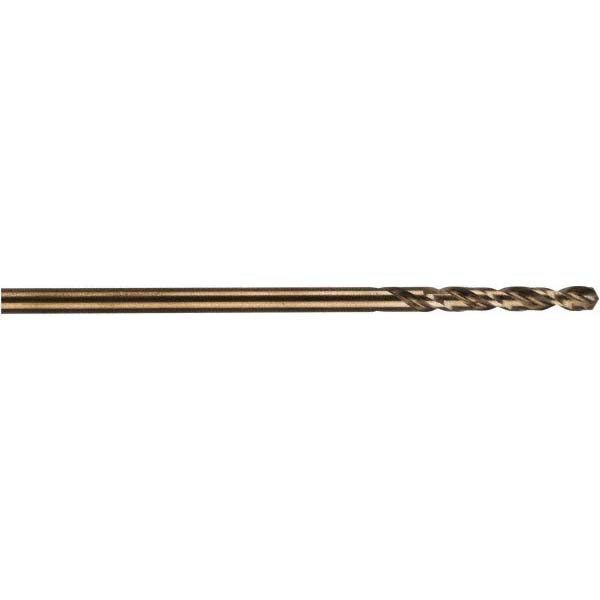 DeWALT Jobber Length Drill Bit: 135 ° , Cobalt - Oxide, Gold Finish, 2" OAL, RH Cut, Spiral Flute, Straight-Cylindrical Shank | Part #DWA1205