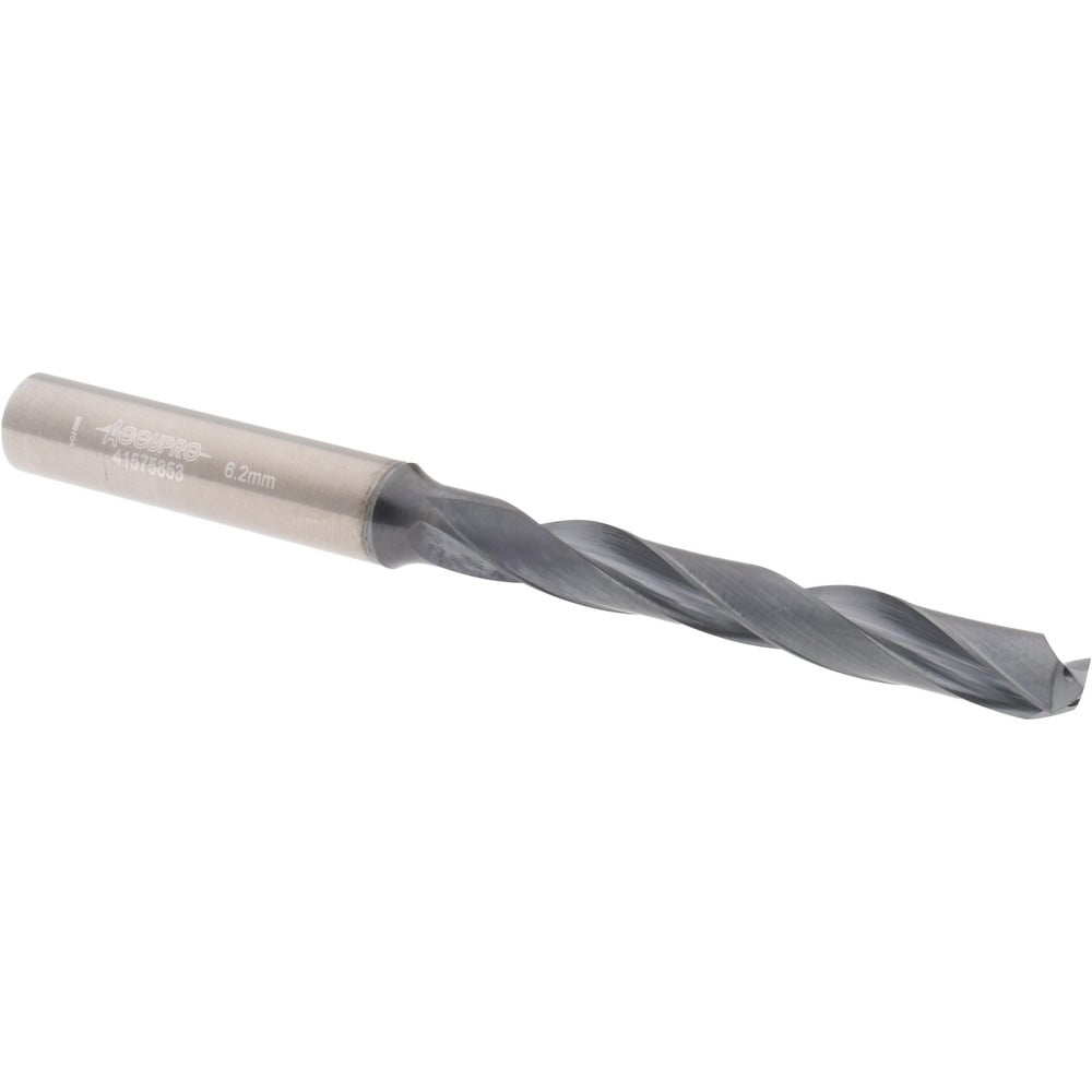 Accupro UL173048 Jobber Length Drill Bit: 0.2441" Dia, 140 °, Solid Carbide 