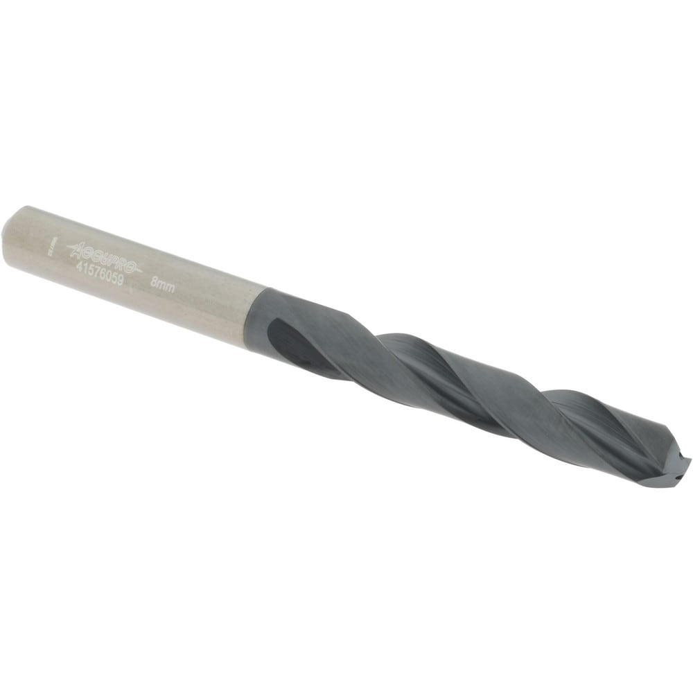 Accupro UL173060 Jobber Length Drill Bit: 0.315" Dia, 140 °, Solid Carbide 