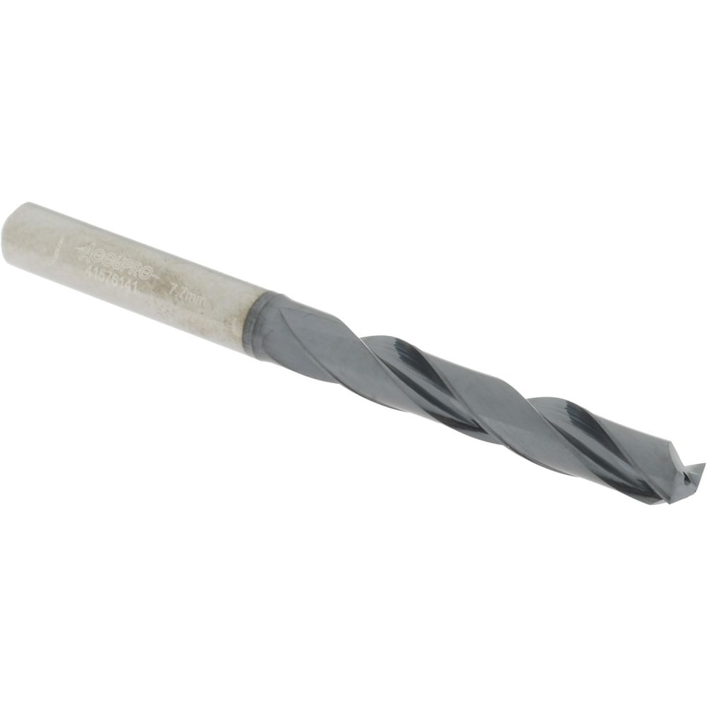 Accupro UL173058 Jobber Length Drill Bit: 0.3031" Dia, 140 °, Solid Carbide 