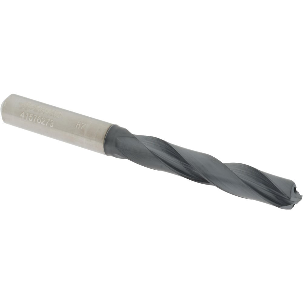 Accupro US108011 Jobber Length Drill Bit: 0.422" Dia, 135 °, Solid Carbide 