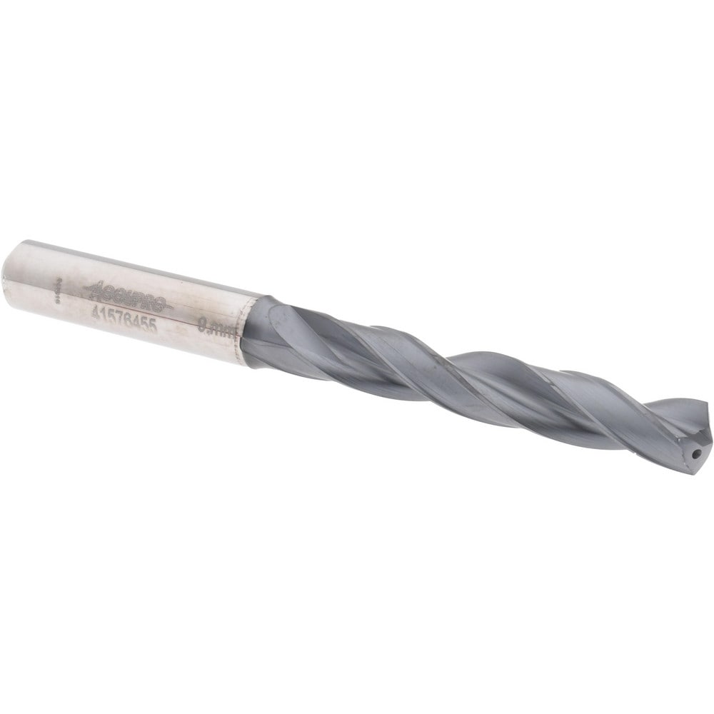 Accupro US104057 Jobber Length Drill Bit: 0.3543" Dia, 140 °, Solid Carbide 