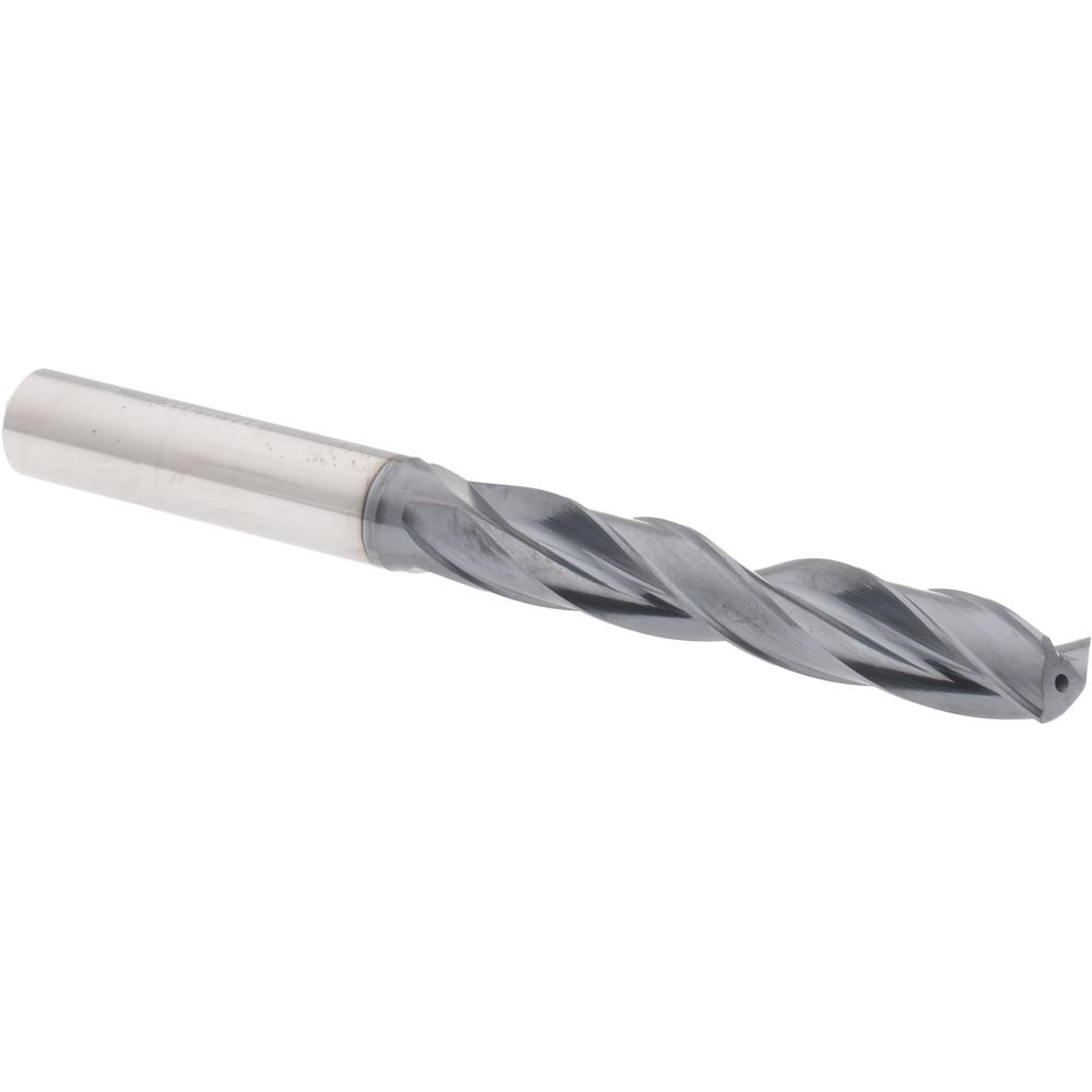 Accupro US104022 Jobber Length Drill Bit: 0.3752" Dia, 140 °, Solid Carbide 