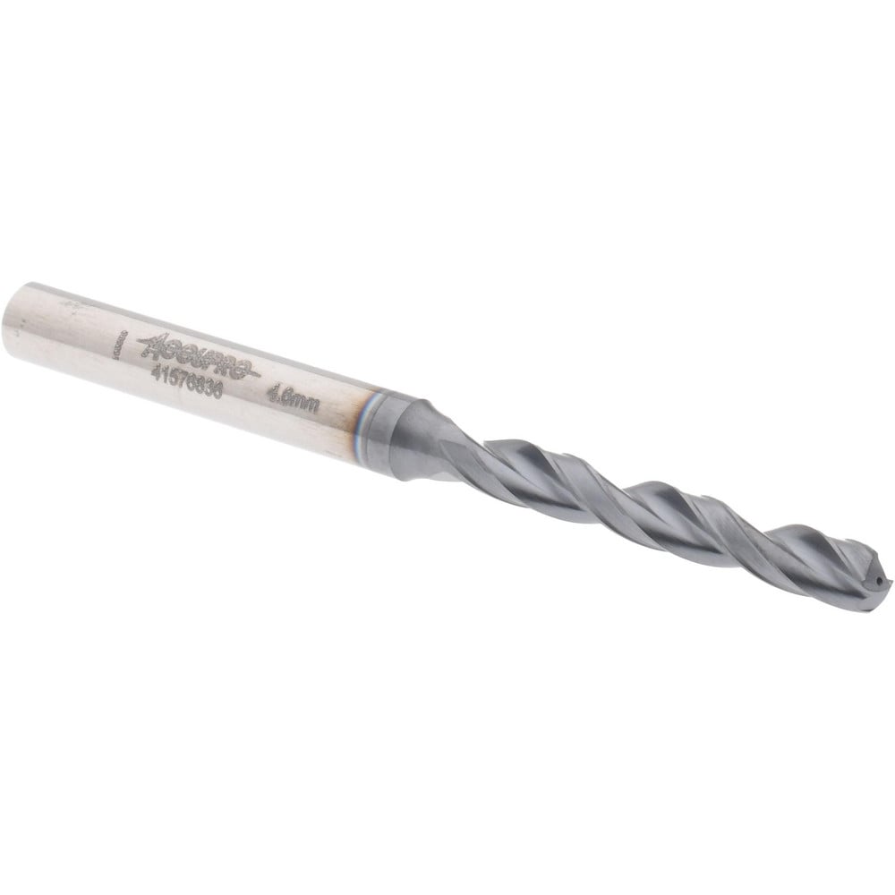 Accupro US104040 Jobber Length Drill Bit: 0.1811" Dia, 140 °, Solid Carbide Image