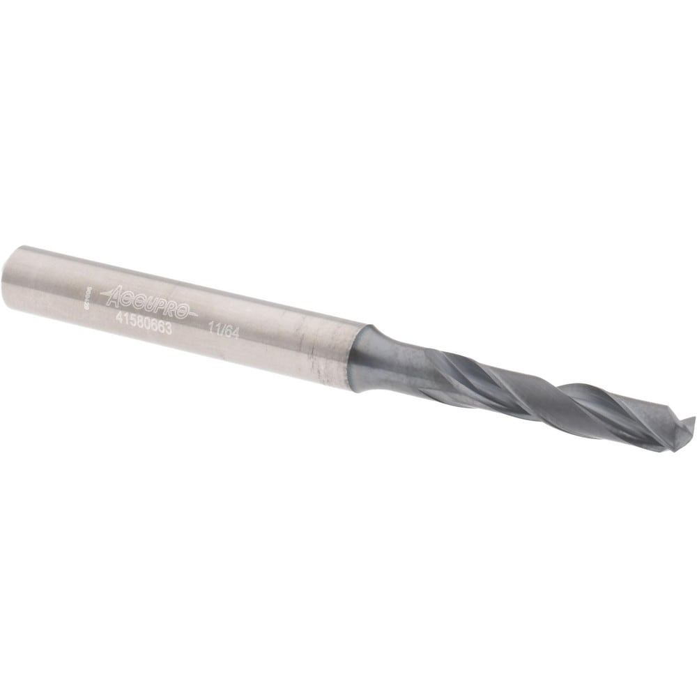 Accupro UL175004 Screw Machine Length Drill Bit: 0.1719" Dia, 140 °, Solid Carbide Image