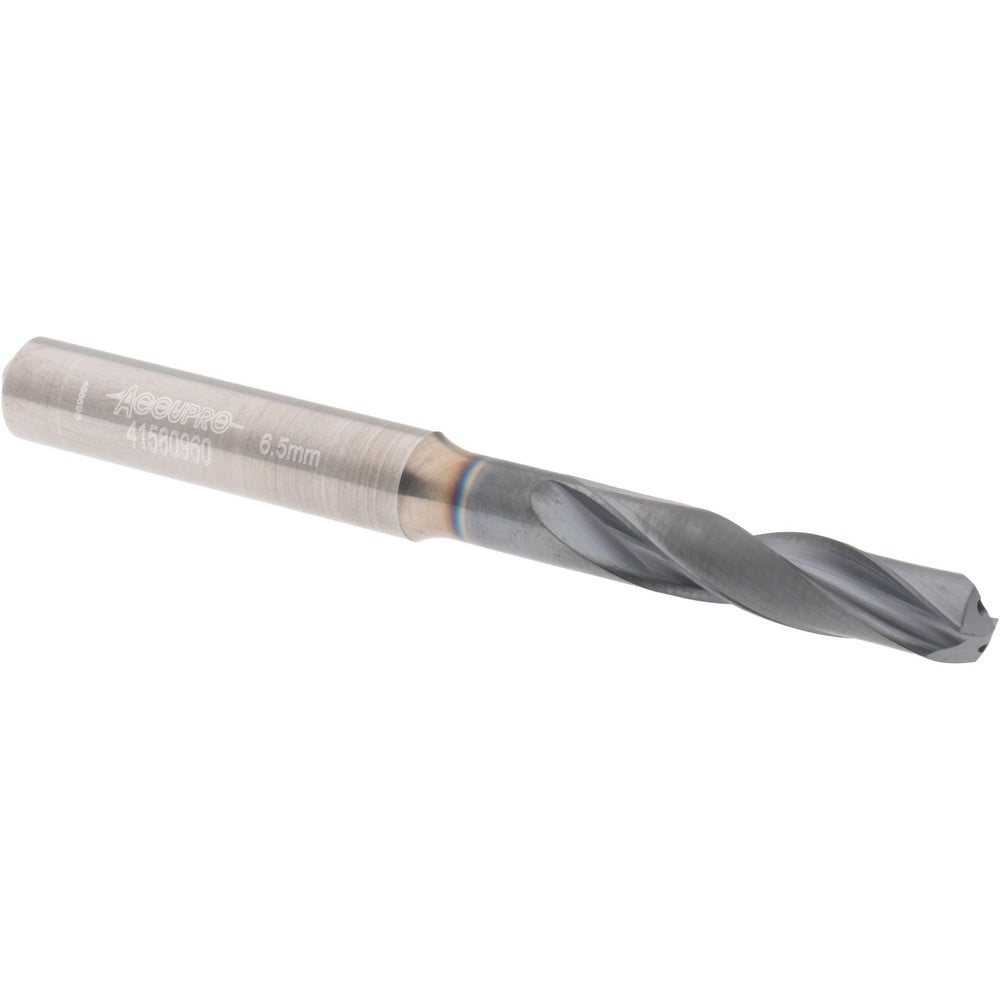 Accupro UL177014 Screw Machine Length Drill Bit: 0.2559" Dia, 140 °, Solid Carbide 