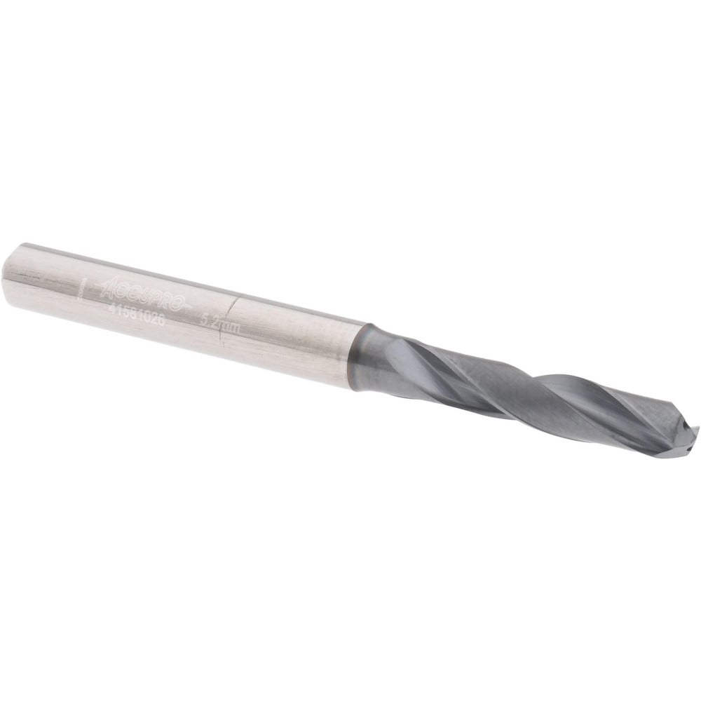 Accupro UL177008 Screw Machine Length Drill Bit: 0.2047" Dia, 140 °, Solid Carbide Image