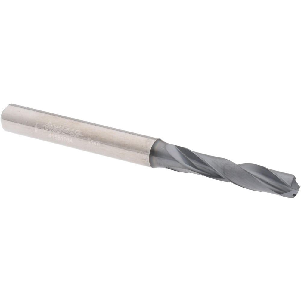 Accupro UL177006 Screw Machine Length Drill Bit: 0.1969" Dia, 140 °, Solid Carbide Image