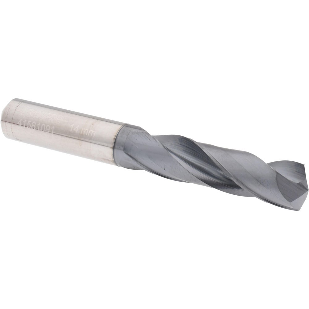 Accupro UL175057 Screw Machine Length Drill Bit: 0.5512" Dia, 140 °, Solid Carbide 