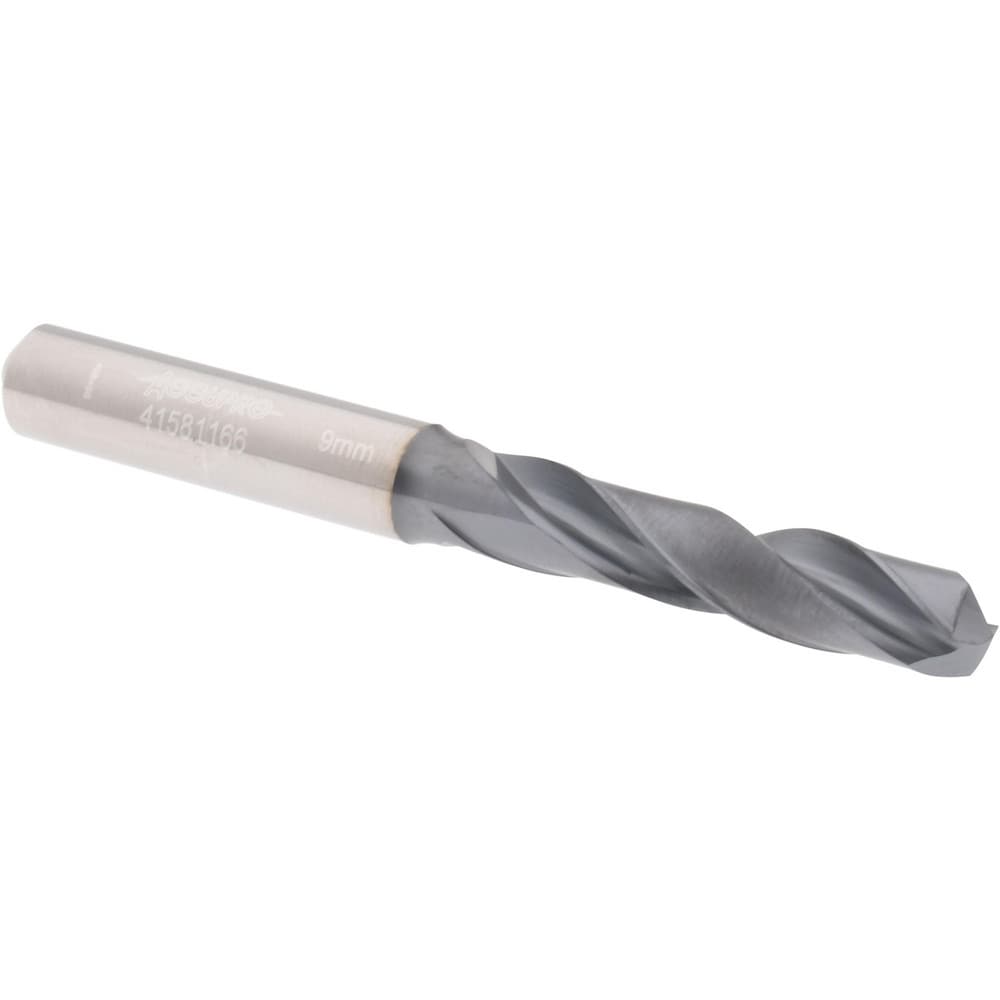 Accupro UL175047 Screw Machine Length Drill Bit: 0.3543" Dia, 140 °, Solid Carbide 