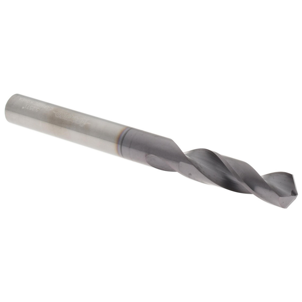 Accupro Screw Machine Length Drill Bit Letter F, 118 deg Point, Solid Carbide MSC