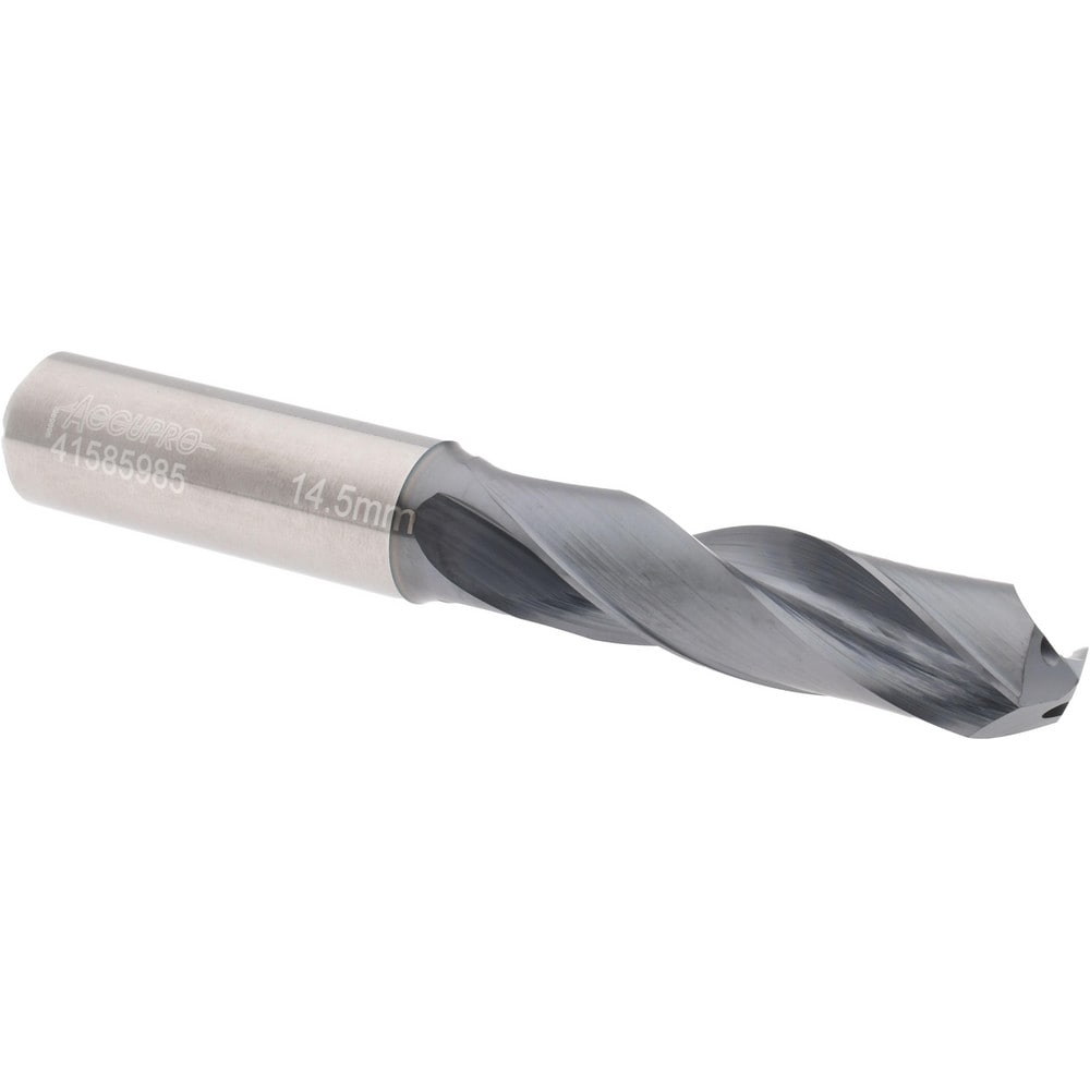 Accupro UL177037 Screw Machine Length Drill Bit: 0.5709" Dia, 140 °, Solid Carbide Image