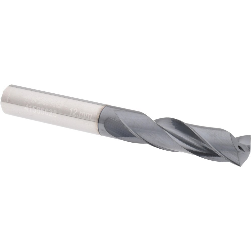 Accupro UL177033 Screw Machine Length Drill Bit: 0.4724" Dia, 140 °, Solid Carbide 