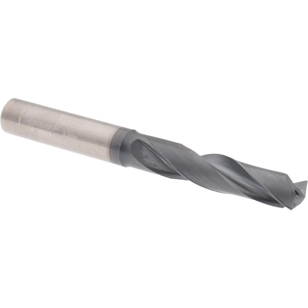 Accupro UL177027 Screw Machine Length Drill Bit: 0.3661" Dia, 140 °, Solid Carbide 