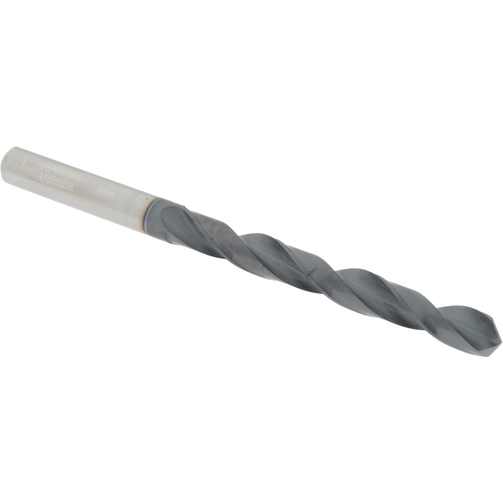 Accupro DHS96961 Jobber Length Drill Bit: 0.3543" Dia, 140 °, Solid Carbide 