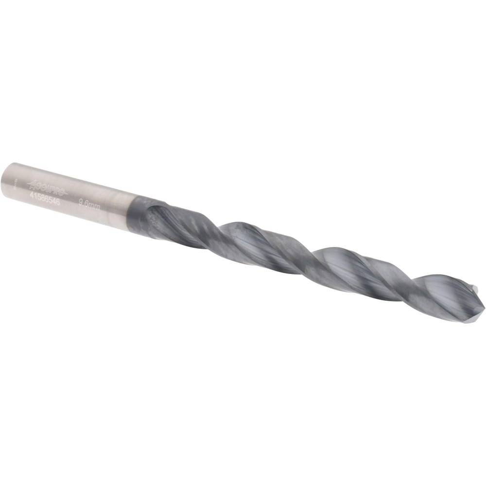 Accupro DHS96962 Jobber Length Drill Bit: 0.378" Dia, 140 °, Solid Carbide 