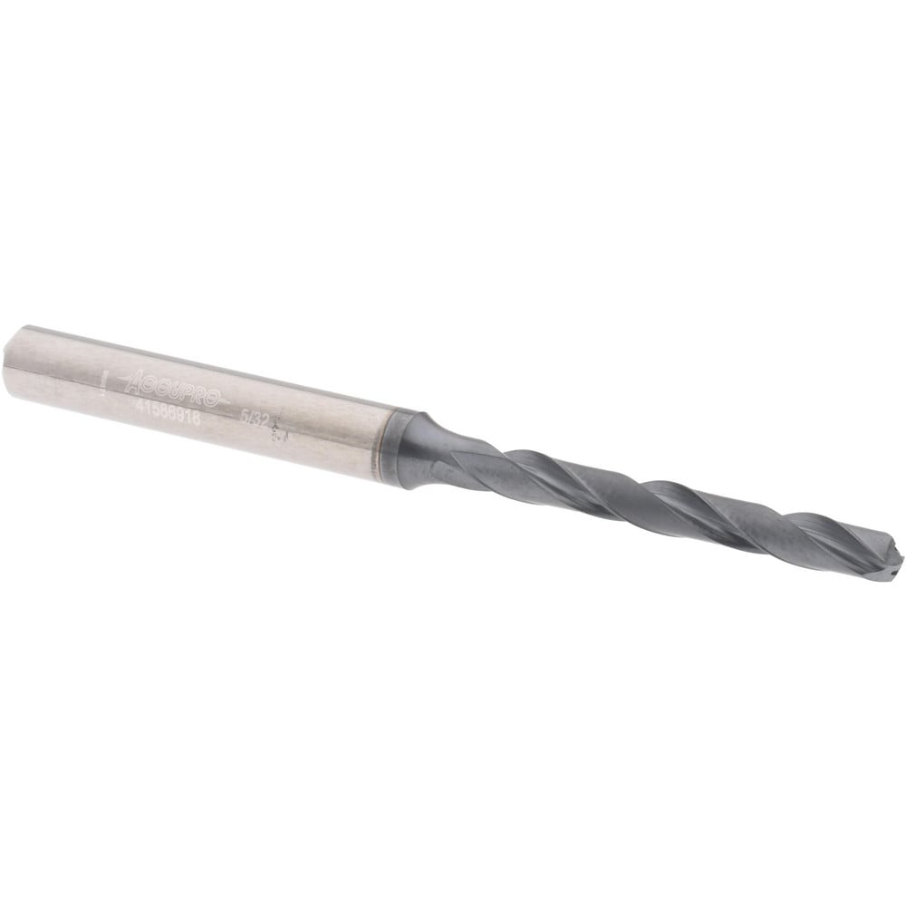 Accupro UL173003 Jobber Length Drill Bit: 0.1562" Dia, 140 °, Solid Carbide Image