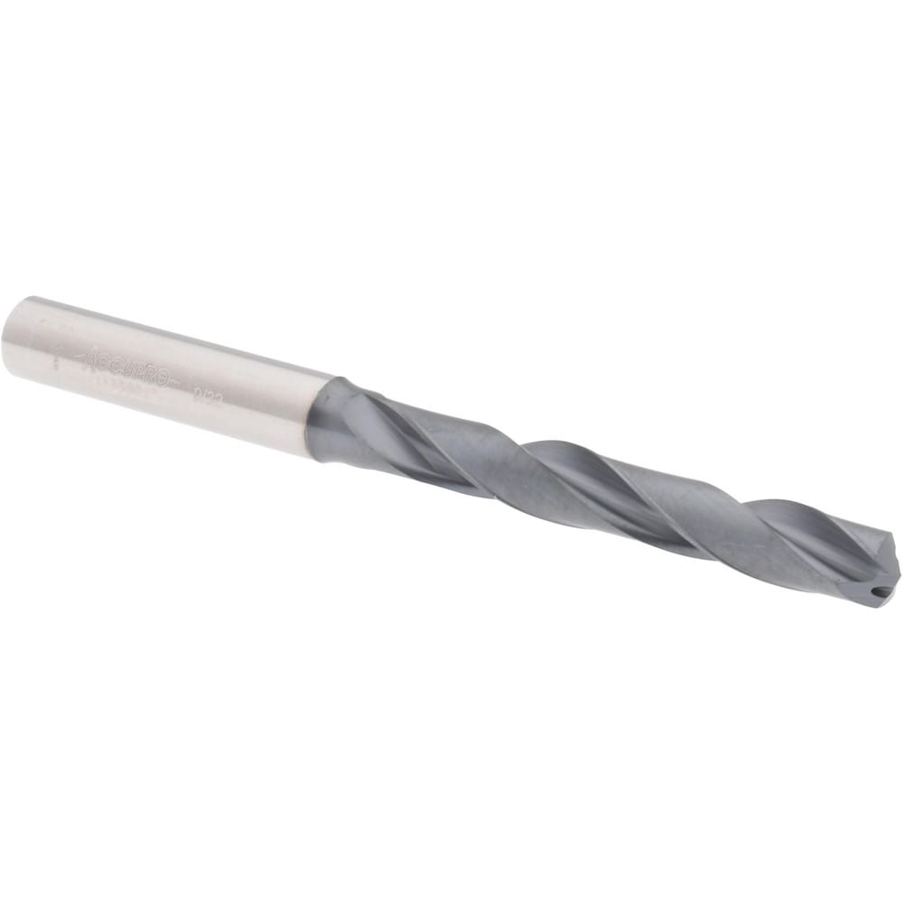 Accupro UL173010 Jobber Length Drill Bit: 0.2812" Dia, 140 °, Solid Carbide 