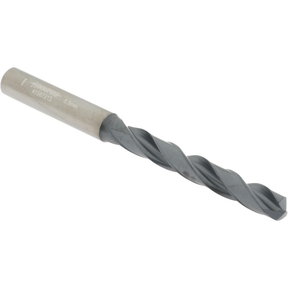 Accupro US174039 Jobber Length Drill Bit: 0.2677" Dia, 140 °, Solid Carbide 