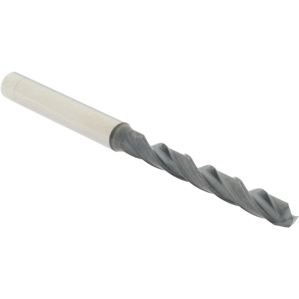 Accupro US174031 Jobber Length Drill Bit: 0.1929" Dia, 140 °, Solid Carbide 