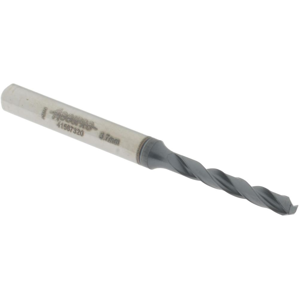 Accupro US174023 Jobber Length Drill Bit: 0.1457" Dia, 140 °, Solid Carbide Image